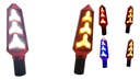 DIRECCIONAL ROJO LED AMARILLO/BLANCO 12V