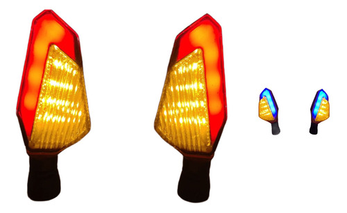 DIRECCIONAL ROJO LED AMARILLO/ROJO 12V