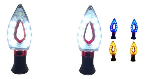 DIRECCIONAL ROJO LED BLANCO 12V