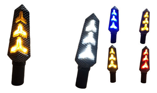 DIRECCIONAL SERPIENTE LED   AMARILLO/BLANCO  12V