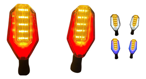 DIRECCIONAL SERPIENTE LED AMARILLO/ROJO 12V