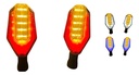 DIRECCIONAL SERPIENTE LED AMARILLO/ROJO 12V
