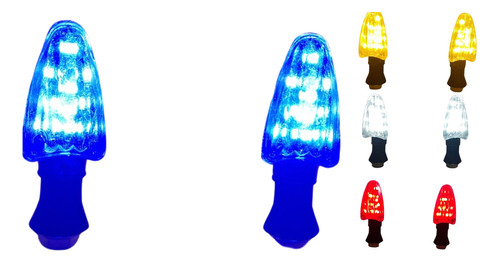 DIRECCIONAL SERPIENTE LED AZUL 12V