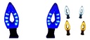 DIRECCIONAL SERPIENTE LED AZUL 12V