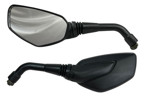 Espejo Retrovisor Moto Negro 10mm Pulsar 200NS Red Par