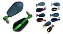 ESPEJO RETROVISOR MOTO MARCA SOKO VERDE 1PAR