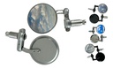 ESPEJO PARA MOTO  REDONDO CROMADO 1PAR UNIVERSAL