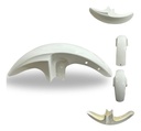SALPICADERA DEL. BLANCA GENERICA PARA ITALIKA DT125 CLASICA