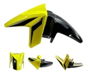 SALPICADERA DELANTERA MOTO ITALIKA FT200 AMARILLO/NEGRO