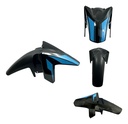 SALPICADERA DELANTERA NEGRO/AZUL MASUDA PARA ITALIKA FT180TS