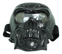 GOGGLES PARA MOTO IRON RACING GRIS/NEGRO CALAVERA LENTE PLATA