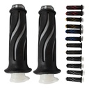 JUEGO DE PUÑOS PARA MOTO MARCA MATSUMA ALUMINIO COLOR NEGRO