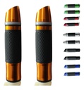 JUEGO DE PUÑOS UNIVERSAL ALUMINIO  COLOR NARANJA CON LUZ