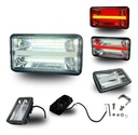 FARO AUX. HYPER 30LED  ROJO 36W 4200LM