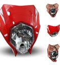 FARO COMPLETO PARA MOTO DM150 ROJO