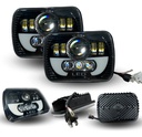 PAR FAROS DELANTEROS LED 7IN ANGEL LUPA 6800*2LM