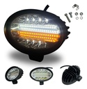 FARO LED ELIPTICO 28LED ESTROBO BLANCO 20 COLOR 1PZA