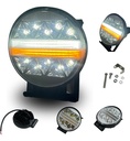 FARO LED REDONDO 24LED BLANCO 15 COLOR ESTROBO 1PZA