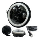 FARO DELANTERO MOTO 5.75" REDONDO LED OJO ANGEL 6400LM