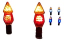DIRECCIONAL BI 14LED 4CABLES AMARILLO/ROJO JGO