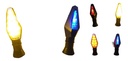DIRECCIONAL BI COLOR 12LED 3CABLES AMARILLA JGO