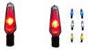 DIRECCIONAL LEDS ALTA TENSIDAD IR009 LUZ ROJA