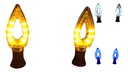 DIRECCIONAL PLATA LED AMARILLO 12V
