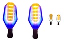 DIRECCIONAL PREMIUM LED AZUL/AMARILLO ALTA INTENS.